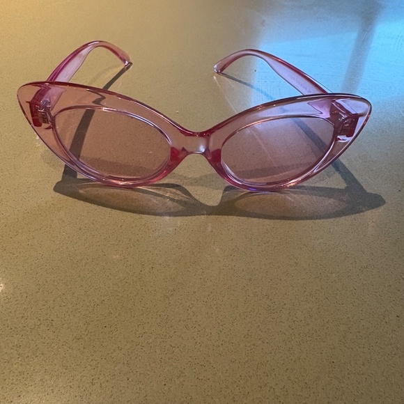 Crap pink acetate sunglasses - Picture 4 of 7